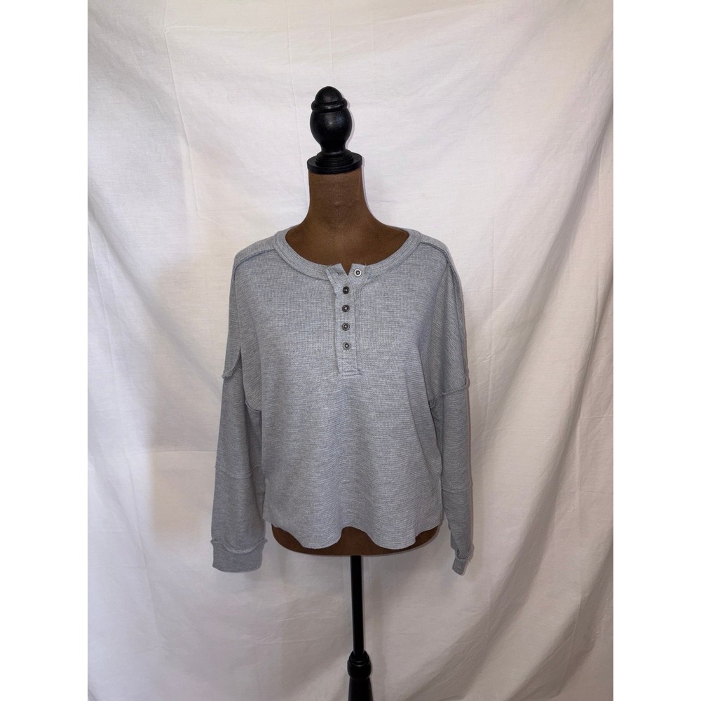 New In Grey Henley
